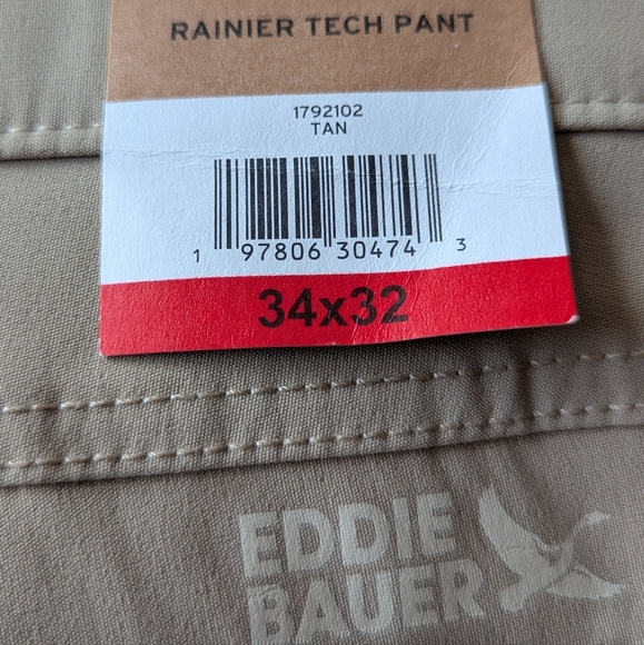 Eddie Bauer Men's Tan Pants - Picture 4 of 4